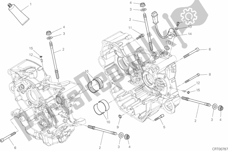 Wszystkie części do 10a - Para Pó? Korb Ducati Supersport S Brasil 937 2018